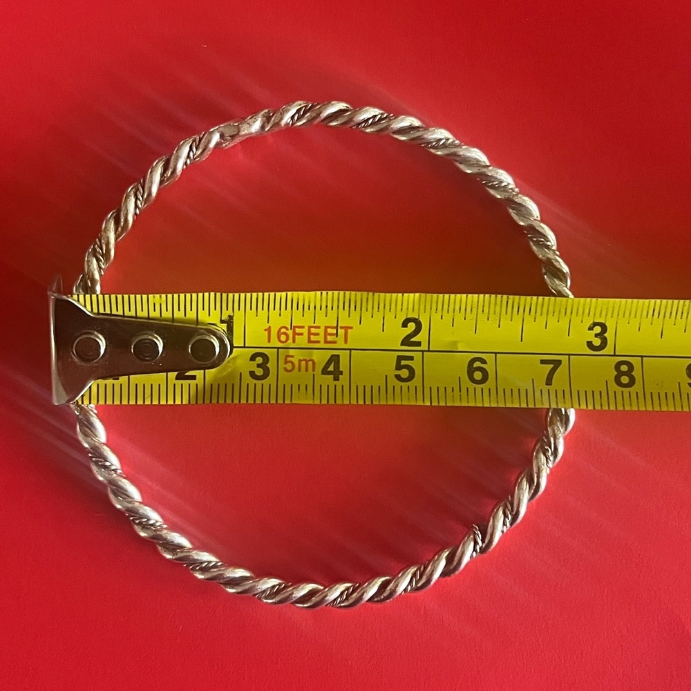 Silver Twisted Bracelet - Picture 3 of 5